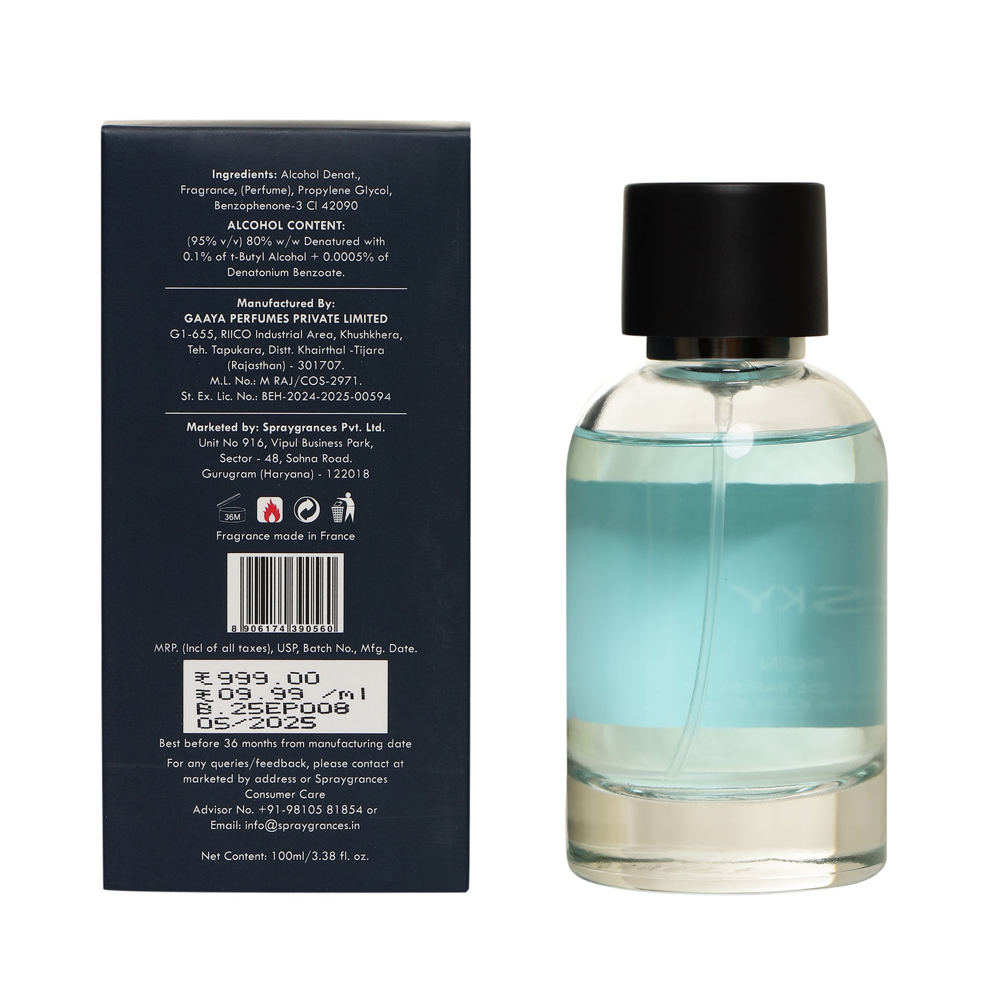 SKY Eau de Parfum for Men – 100ml