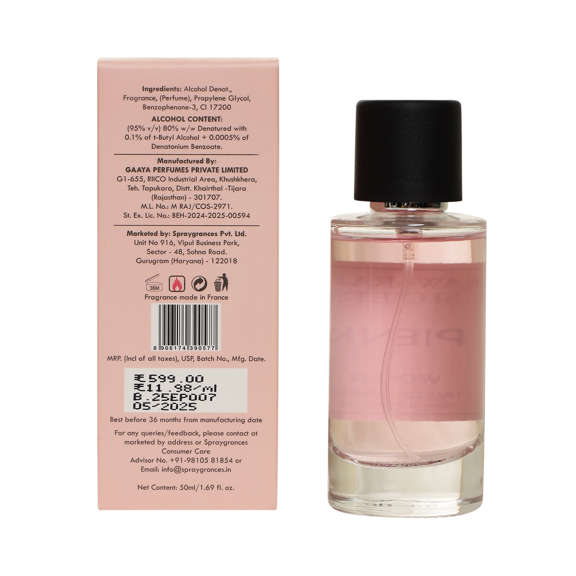 PIENK Women Eau de Parfum – 50ml