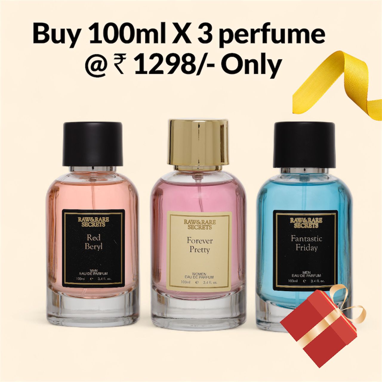 Buy 100ml X 3 Perfume 1298
