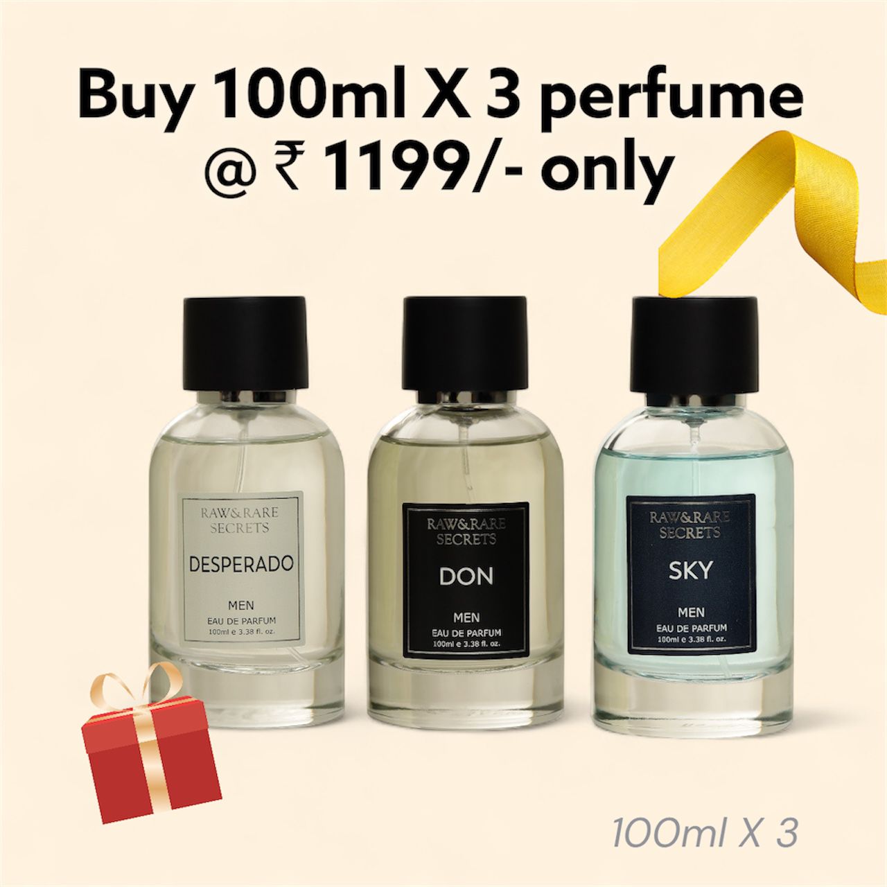Buy 100ml X 3 Perfume 1199